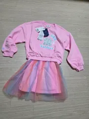 (新品) MLB 女の子 ピンク ニューヨーク・ヤンキース スウェット チュチュ ONE PIECE