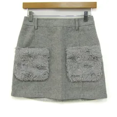 キャロウェイ ミニスカート スコート ゴルフウエア ウール混 ボトムス レディース SSサイズ グレー Callaway 【中古】