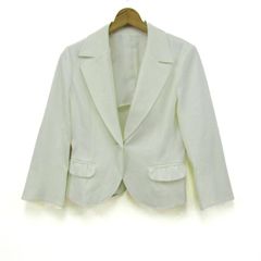36 アナイ ANAYI ジャケット 上着 羽織 テーラード ジャケット 白