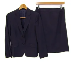 ジェイプレス スーツ セットアップ ウール混 ストレッチ ブランド 上下セット 黒 レディース 9月11日サイズ ブラック J.PRESS 【中古】