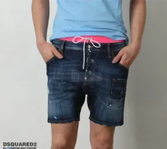 ディースクエアード ミニポケット レイヤード ハーフパンツ