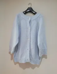 両ニットカーディガン Vネックニット ラウンドカーディガン