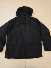 ユニクロ ハイブリッドダウンコート ブラック XXL