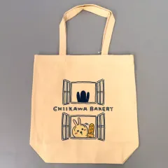 【中古】バッグ うさぎ(窓からチラッと) トートバッグ ナチュラル 「ちいかわ なんか小さくてかわいいやつ ちいかわベーカリー」