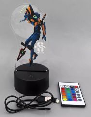 [중고] 아크릴 스탠드 아크릴 패널 에반게리온 Mark.06 EVANGELION STORE 오리지널 일루미나 스탠드 [에반게리온 신극장판]