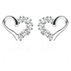 ピアス つけっぱなし レディース セカンドピアス S925シルバー 金属アレルギー対応 小さめ 18kメッキ 両耳 可愛い ジルコン 蝶々結びピアス (シルバー)