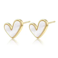 ピアス つけっぱなし 金属アレルギー対応 レディース セカンドピアス S925シルバー 18kメッキ 両耳 可愛い ハートピアス お誕生日 お祝い プレゼント