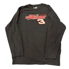 DALE EARNHARDT デイル・アーンハート NASCAR ロンT ブラック 2XL チェイスオーセンティクス レーシングTシャツ 長袖 USA 古着 メンズ レディース ユニセックス