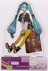 【中古】アクリルスタンド・アクリルパネル 初音ミク(Art by よむ/パープル) Bon Voyageテーマ アクリルスタンド 「VOCALOID」