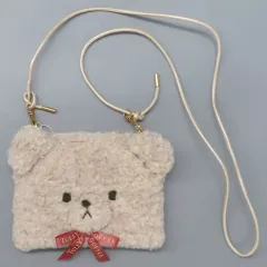 【中古】バッグ ベアフルフェイスポシェット(パールミルク) 「タリーズコーヒー」