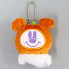【中古】ぬいぐるみマスコット・ぬいぐるみバッジ 【シークレット】ミッキーマウス(ゴースト/パンプキン) 「ディズニー・ハロウィーン2025 ぬいぐるみチャーム」 東京ディズニーリゾート限定