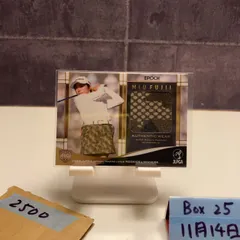 2023 EPOCH Miu Fujii 273/280 JLPGA 女子プロゴルフ Wear ジャージ RC ルーキー Rookie カード