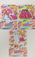 アイカツ ライム ピンク トー 版 カード +ライトブルー スカイ ドリーム コルセット まとめ 出品