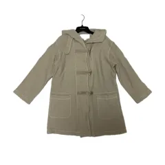 ヴィンテージ バルマカーン スタイル WHO フード トグルボタン ダッフル コート 春 ジャケット