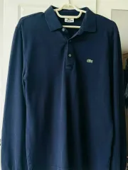 ラコステ ネイビー 長袖 ポロTシャツ