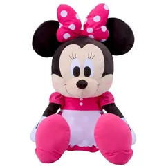 ミニーマウス　赤いほっぺ　スーパーラージぬいぐるみ　GO FOR IT! ディズニープライズ