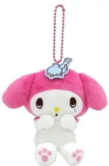 【中古】キーホルダー マイメロディ(泣き/ピンク) マスコットコレクション 「マイメロディ・クロミ」