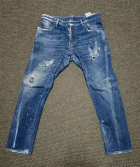 ディースクエアード2 タイ バイカーデニム 50