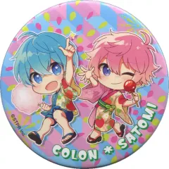 【中古】バッジ・ピンズ ころん＆さとみ(すとろべりーぷりんす) 缶バッジ(2頭身柄) 2020 summer オフィシャルグッズ すとぷり缶バッジくじっ！(2020年夏ver.!!)景品