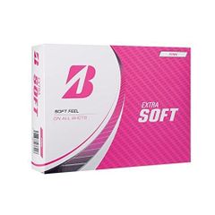 BRIDGESTONE Golf Balls EXTRA SOFT 2023 Model, 12-Pack, Pink