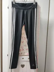 アディダス 3本線 レギンス ブラック 85