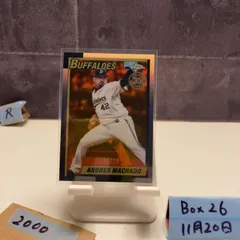 2025 Topps Chrome Andres Machado 10/25 ORIX Buffaloes Refractor 35th Anniversary カード