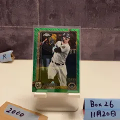 2025 Topps Chrome 佐藤輝明 Teruaki Sato 75/99 阪神タイガース Green Shimmer Refractor カード