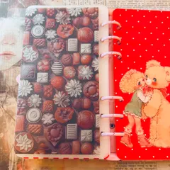 A6 savingリフィル 家計管理 5枚◎バレンタイン チョコレート 貯金 バインダー 6穴対応 トレーシングペーパー 書き込み可能 ハンドメイド 封筒 韓国