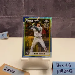 2025 Topps Chrome Max Muncy 17/50 Oakland Athletics Mojo Refractor 35th Anniversary RC ルーキー Rookie カード