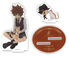 【中古】アクリルスタンド・アクリルパネル リボーン＆沢田綱吉 With cat アクリルスタンド 「家庭教師ヒットマンREBORN!」 ジャンプフェスタ2025グッズ