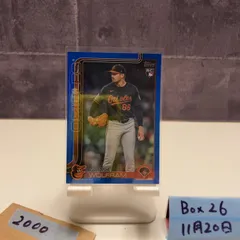 2025 Topps Update Series Grant Wolfram 096/150 BALTIMORE ORIOLES RC ルーキー Rookie Blue カード
