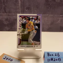 2025 Topps Update Series Logan Davidson OAKLAND ATHLETICS RC ルーキー Rookie カード
