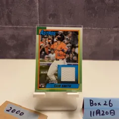 2025 Topps Cam Smith HOUSTON ASTROS ジャージ RC ルーキー Rookie カード