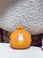 ミッフィー コインケース オレンジ色 シリコン がま口