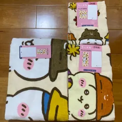 【3枚セット】ちいかわ　バスタオル　タオル　秋のごはん　しまむら　ハチワレ　うさぎ