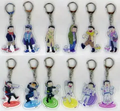 【中古】キーホルダー 全12種セット 「おそ松さん トレーディングアクリルキーホルダー Snow Ver.」