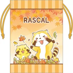 【中古】バッグ B.ラスカル＆メイプル 秋ver.  ミニ巾着 「あらいぐまラスカル」