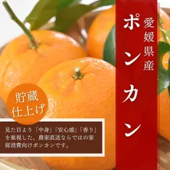 北海道・沖縄県・離島へのお届け専用　愛媛県産 ポンカン 小玉【家庭消費向け】【防腐剤不使用】 5kg(箱込) 2S 〜Sサイズ