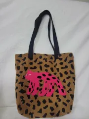 リミテドゥドゥ コーデュロイ ヒョウ柄 レオパード トートバッグ