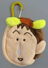 【中古】バッグ ボーちゃん×ポムポムプリン カラビナ付きふわミニポーチ 「クレヨンしんちゃん×サンリオキャラクターズ」