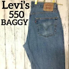 リーバイス　550　W34　バギーパンツ　ジーンズ　デニム　ブルー　1314