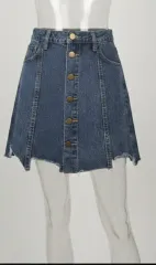 デニム Aライン ミニスカート デニムスカート 24