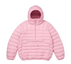 S シュプリーム マイクロ ダウン ハーフ ジップ フーディー プルオーバー ライト ピング - 25F