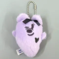 【中古】ぬいぐるみマスコット・ぬいぐるみバッジ ミニーマウス(ゴースト/パープル/黒リボン) 「ディズニー・ハロウィーン2025 ぬいぐるみチャーム」 東京ディズニーリゾート限定