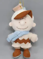 【中古】キーホルダー チャーリー・ブラウン(2022年クリスマス) ぬいぐるみキーチェーン 「PEANUTS(SNOOPY)」 ユニバーサル・スタジオ・ジャパン2022限定