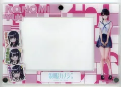 【中古】フォトフレーム・アルバム [単品] 許斐ゆい オリジナルアクリルフォトフレーム 「PS4/Switchソフト/PCソフト 制服カノジョ ゆいファミ通DXパック ゆい3Dクリスタルセット」 同梱特典