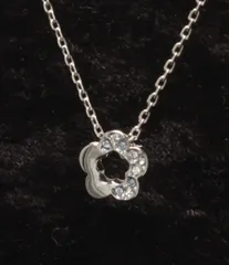 美品 マリークヮント ネックレス フラワーモチーフ レディース MARY QUANT