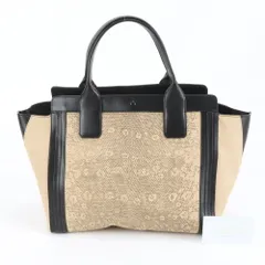 極美品 クロエ ギャランティカード付 アリソン リザード エンボス レザー トート バッグ 肩掛け ショルダー A4 レディース REE DK33-8【中古】