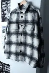 (F) エスティコ ジップアップ ウィンドブレーカー アウター ジャケット トラッカー CHECK 冬-17044