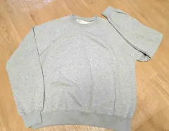 裏毛スウェット トレーナー オーバーサイズ 起毛 ロングTシャツ 88